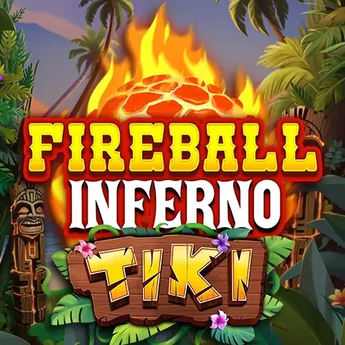 Fireball Inferno Tiki by NetEnt, showcased at sankraacasino.uk – game logo