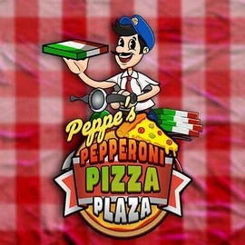 Peppe’s Pepperoni Pizza Plaza slot logo by Pragmatic Play at Sankra Casino